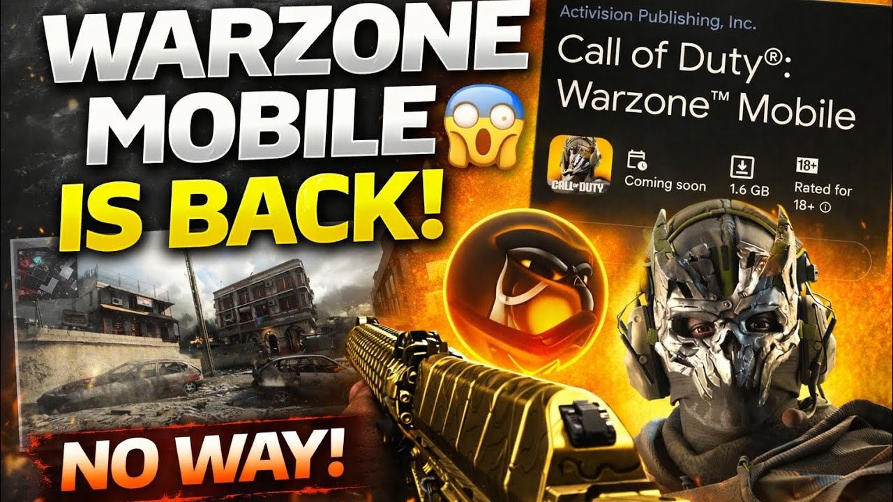 Call of Duty Warzone Mobile Is BACK😱 | Pre-Registration Live! #callofduty #warzonemobile #fpsgames 