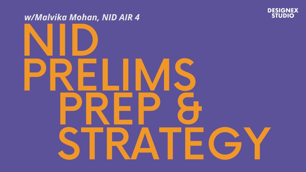 How I prepared for NID DAT Prelims | NID AIR 4 | Malvika Mohan