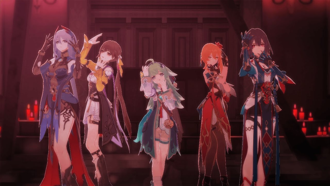 【 MMD Honkai: Star Rail 】  Shadow Shadow 【 Huohuo / Guinaifen / Shushang / Hanya / Xueyi 】