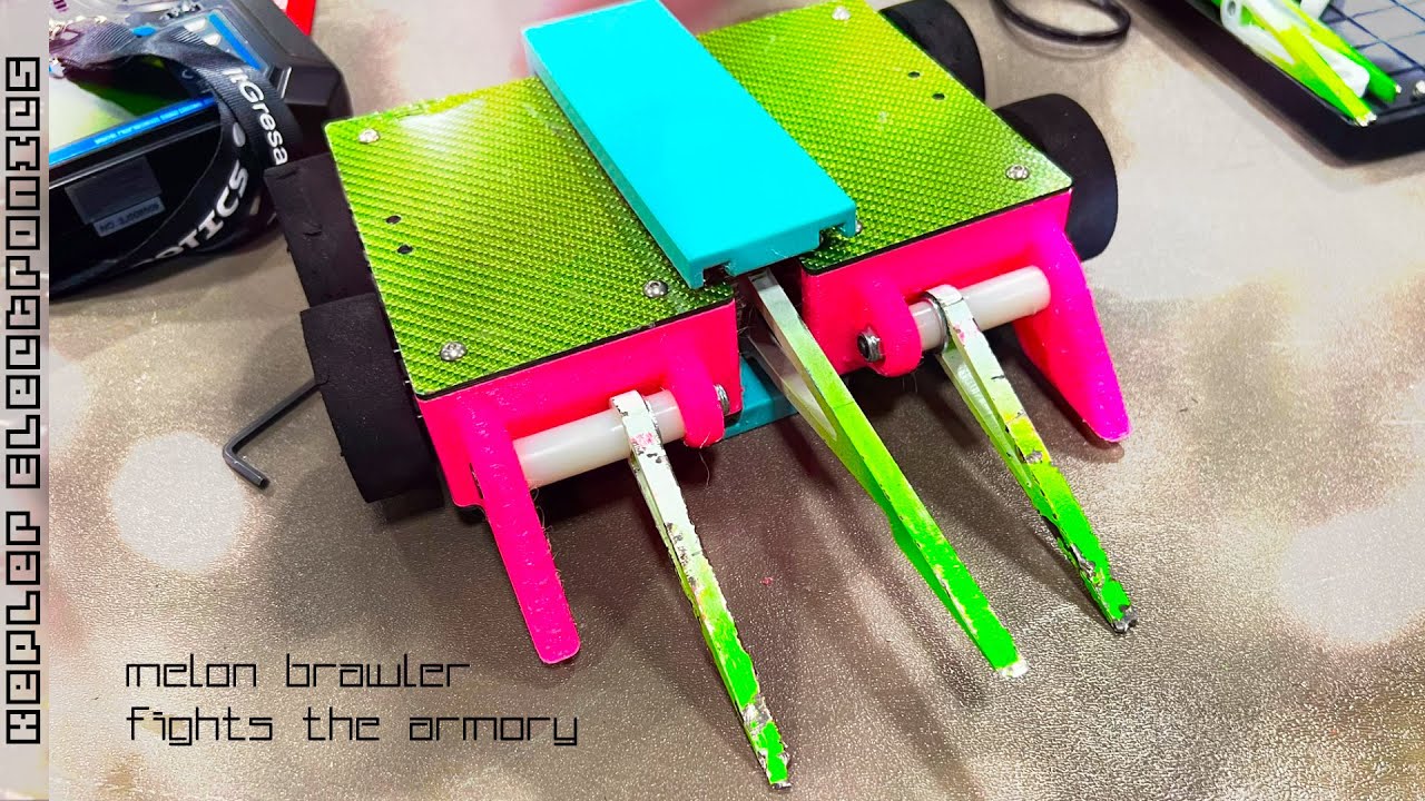 3-lb Combat Robotics Competition! Melon Brawler at RSL August