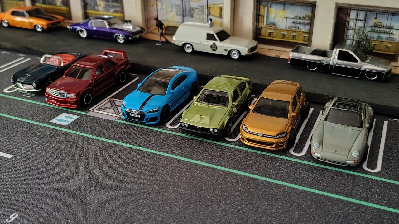 Hot Wheels 2025 Euro 6-Pack - BMW 507, Mercedes 190E, Audi RS5, Alfa GTV6, VW Golf GTi, Porsche 911