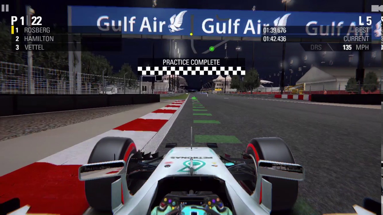 F1 2016 (by The Codemasters) iOS Gameplay - Season Mode - 2016 FORMULA 1 GULF AIR BAHRAIN GRAND PRIX