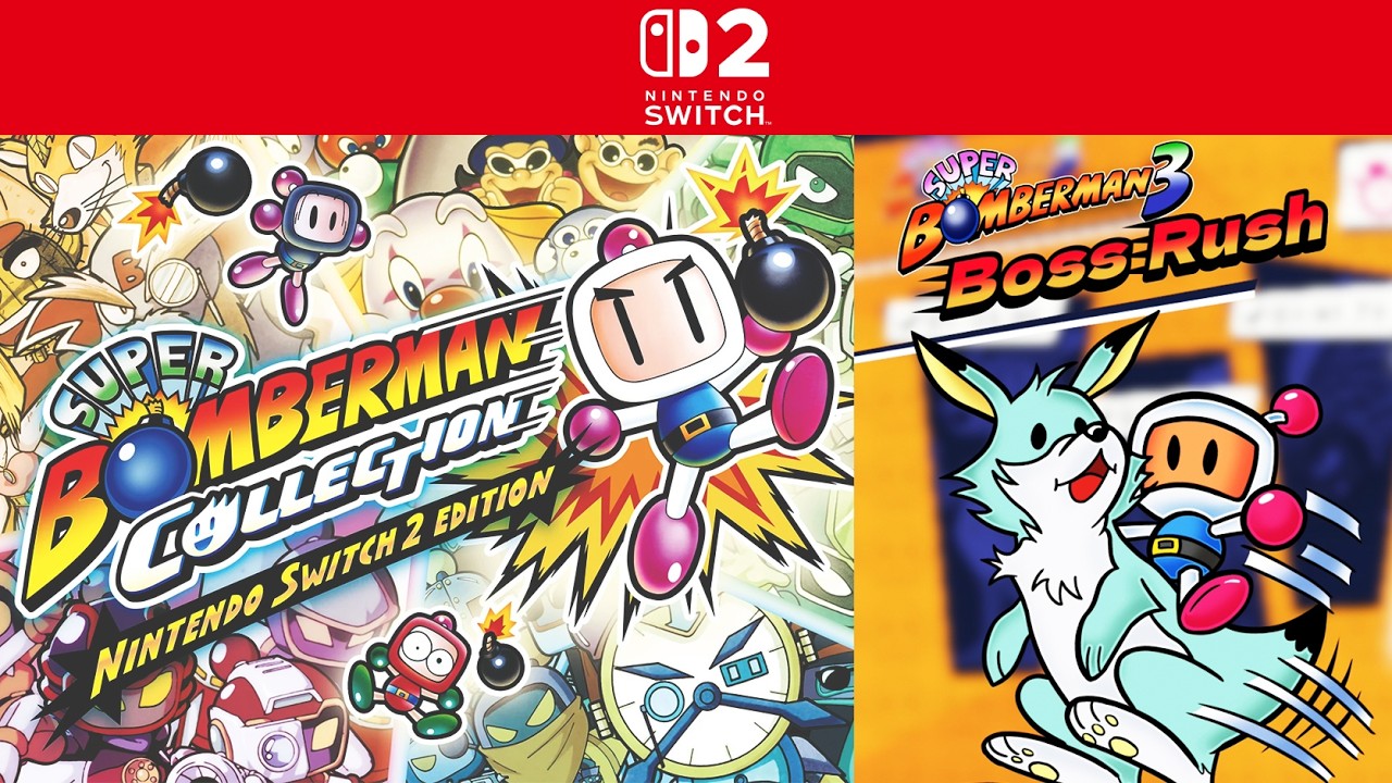 Boss Rush Mode in Super Bomberman Collection | Nintendo Switch 2 | gogamego