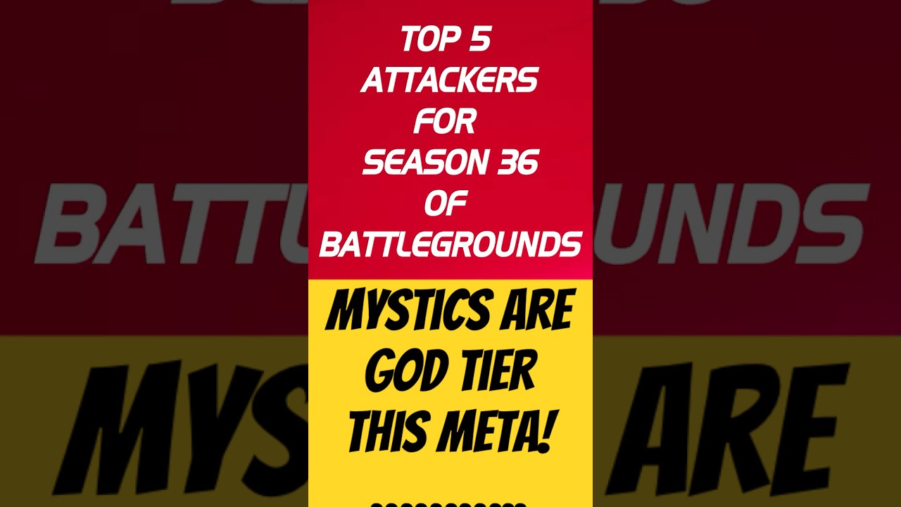 TOP 5 Attackers To Draft and Deck For BG Season 36 Victory Track #mcoc