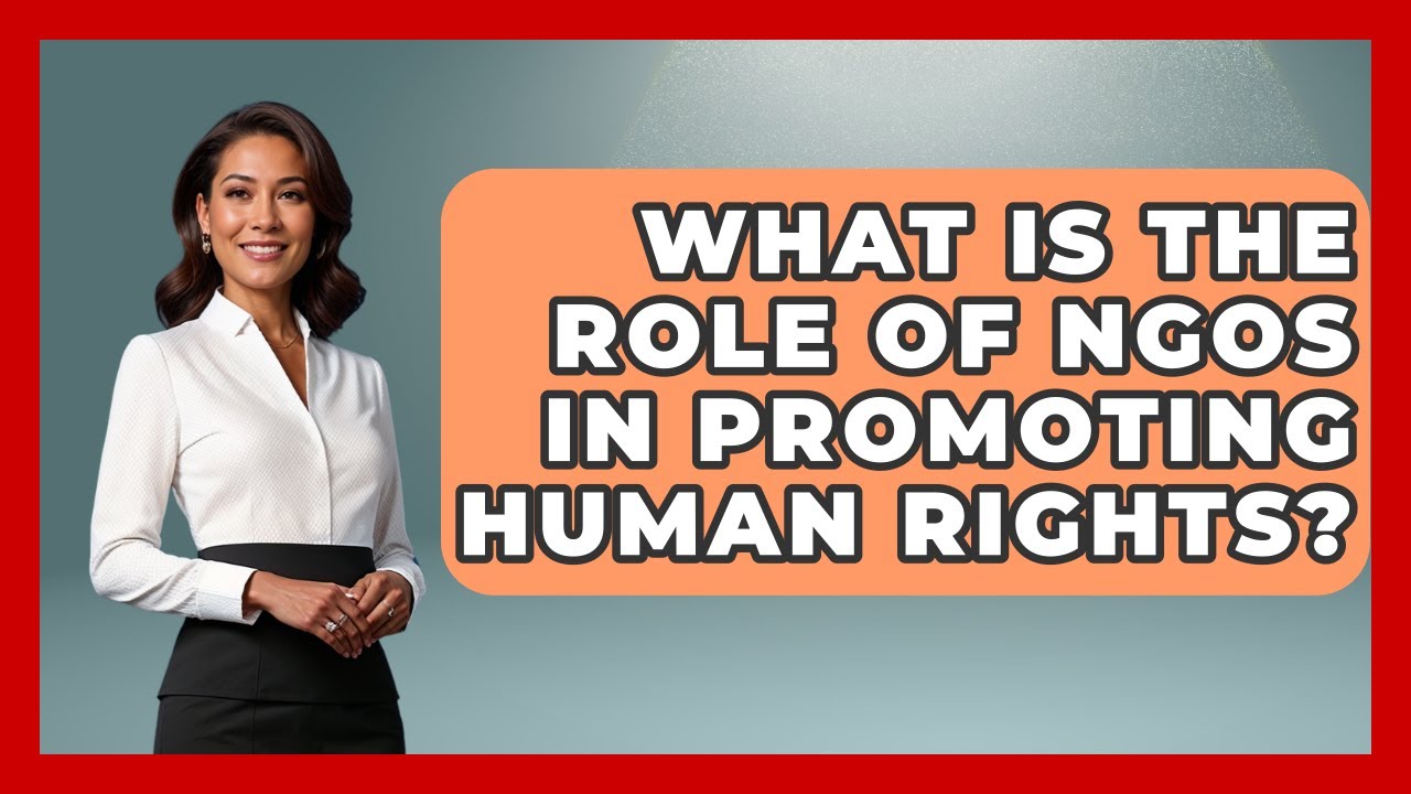 What Is The Role Of NGOs In Promoting Human Rights? - Law School Prep Hub
