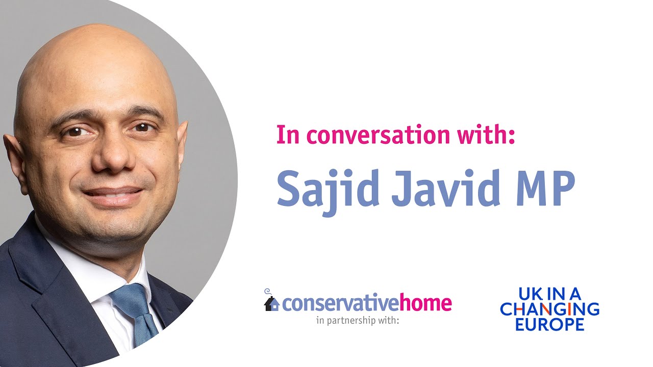 In Conversation with Sajid Javid MP
