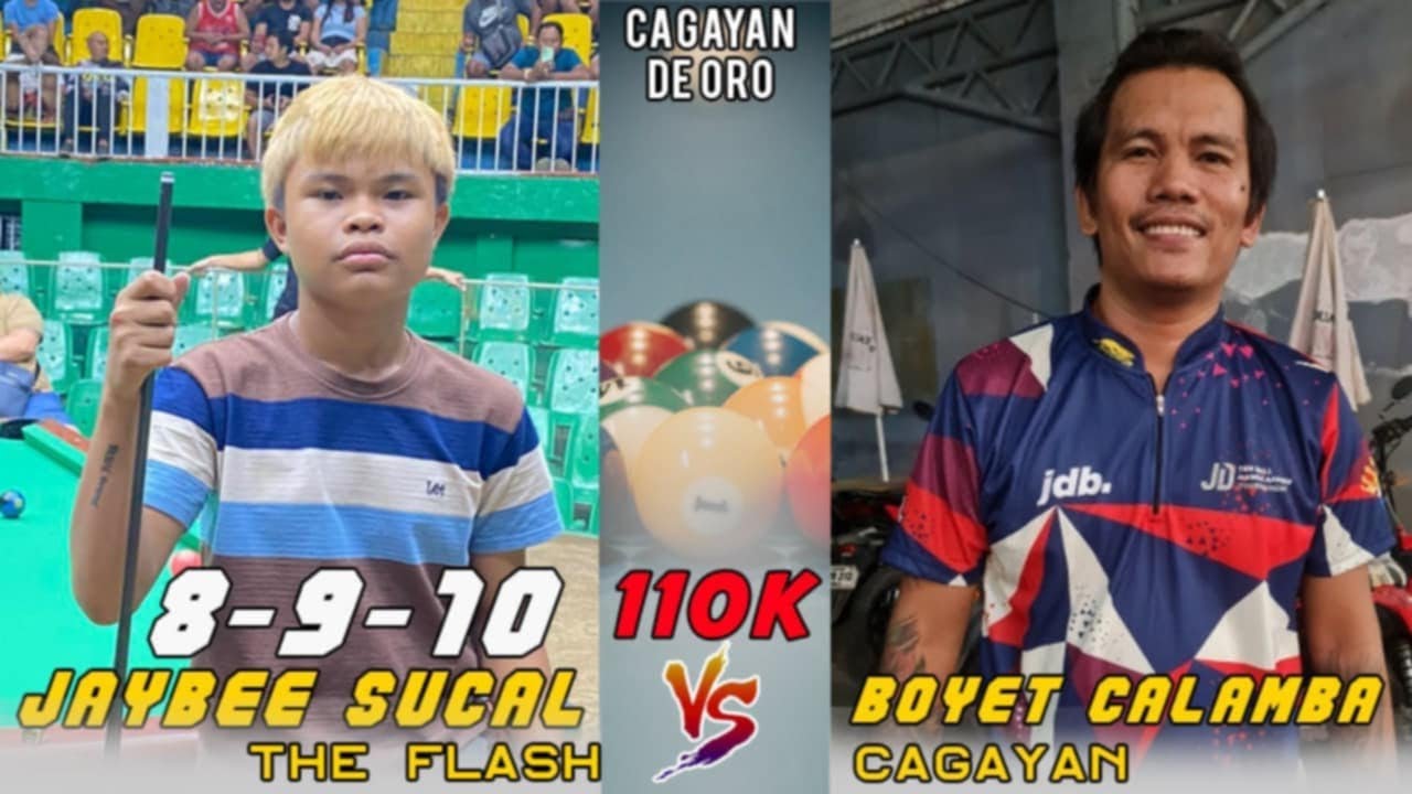 110K CAGAYAN DE ORO 🎱 JAYBEE SUCAL 8-9-10 VS BOYET CALAMBA