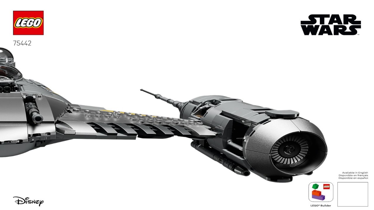 LEGO 75442 Instructions | Star Wars | The Mandalorian's N-1 Starfighter | UCS