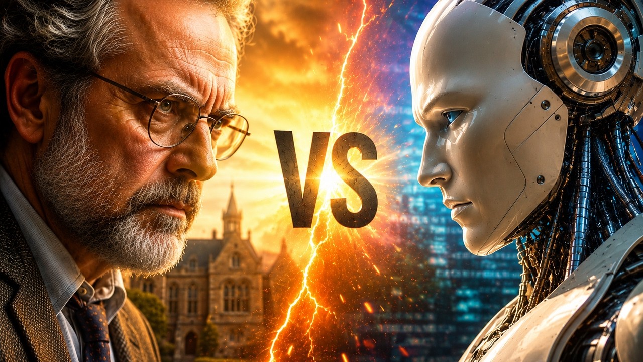 Your Professor vs AI... Whose Practise Questions Help You Get Better Grades?