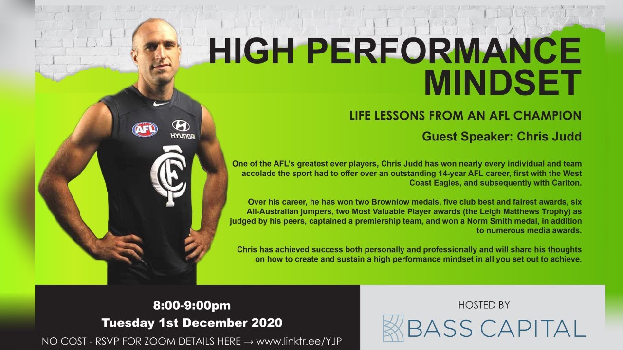 HIGH PERFORMANCE MINDSET with CHRIS JUDD