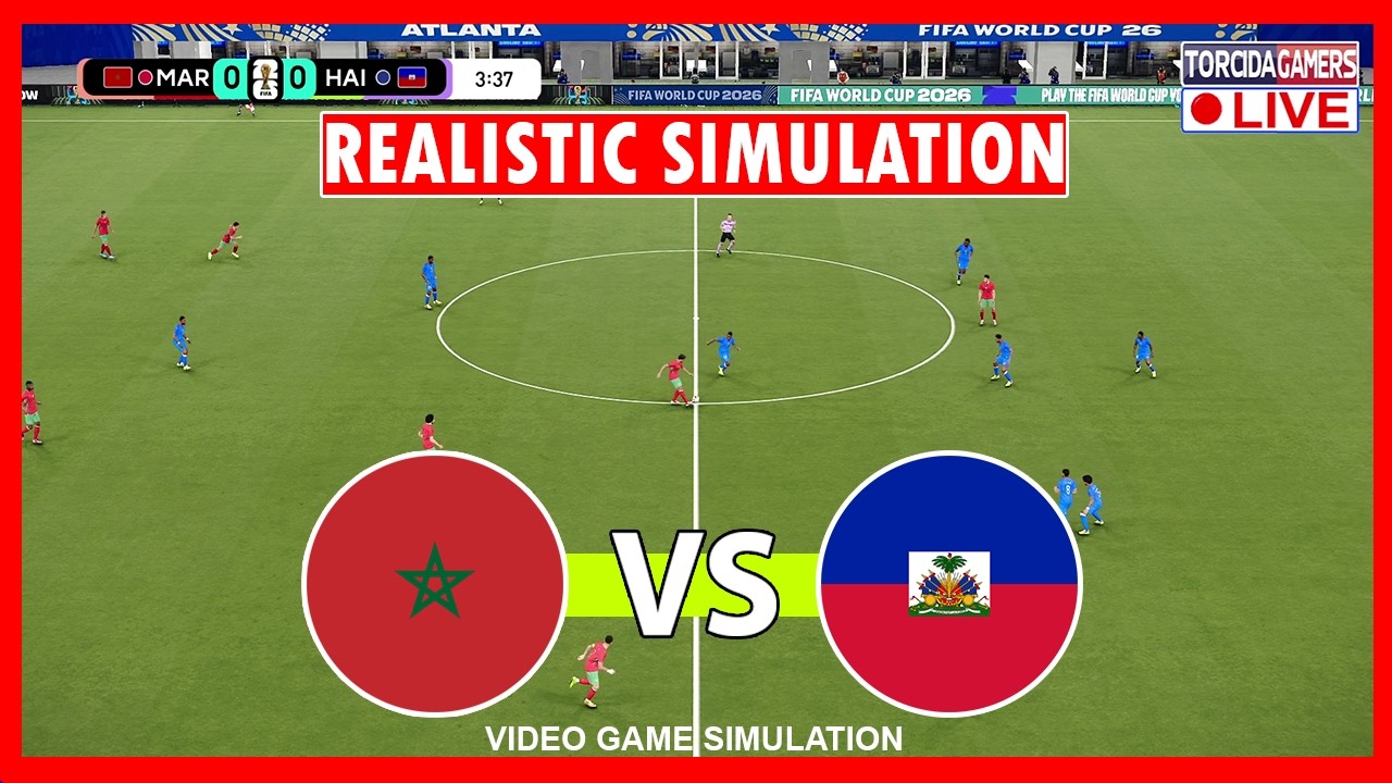 🔴Morocco vs Haiti | World Cup 2026 | eFootball PES 2021 Simulation