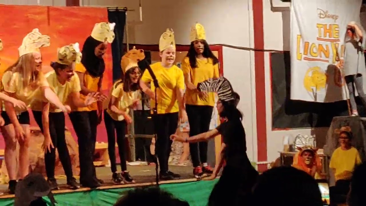Lion King - Performed by Young Children at Marlborough Primary School in Isleworth London, 2019