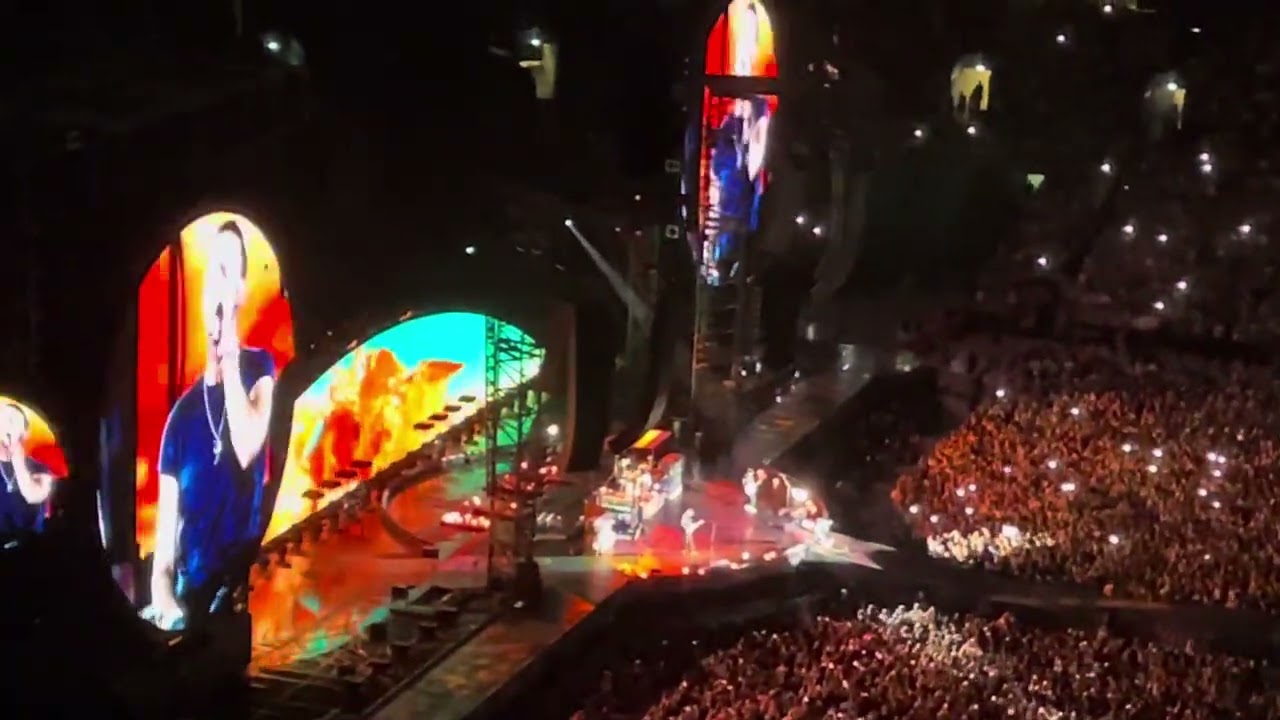 Coldplay “Paradise” (Singing in the rain) Sydney 7th November 2024