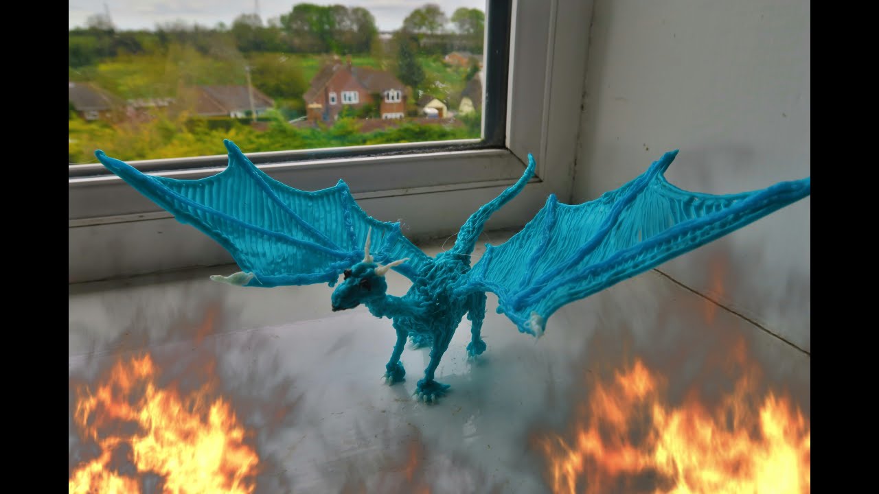 3d Pen Art: How to make a 3D dragon DIY/Tutorial-The future pen 3D