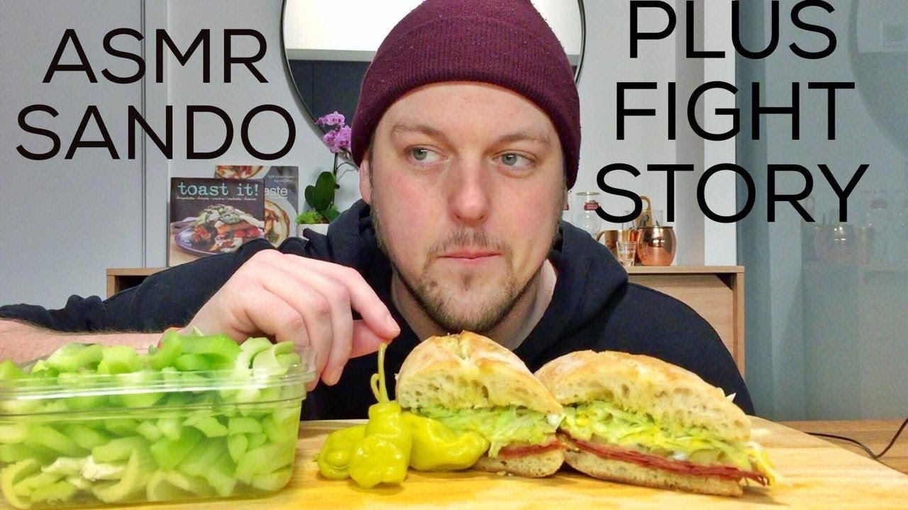 ASMR HOOD SANDWICH + FIGHT STORY TIME