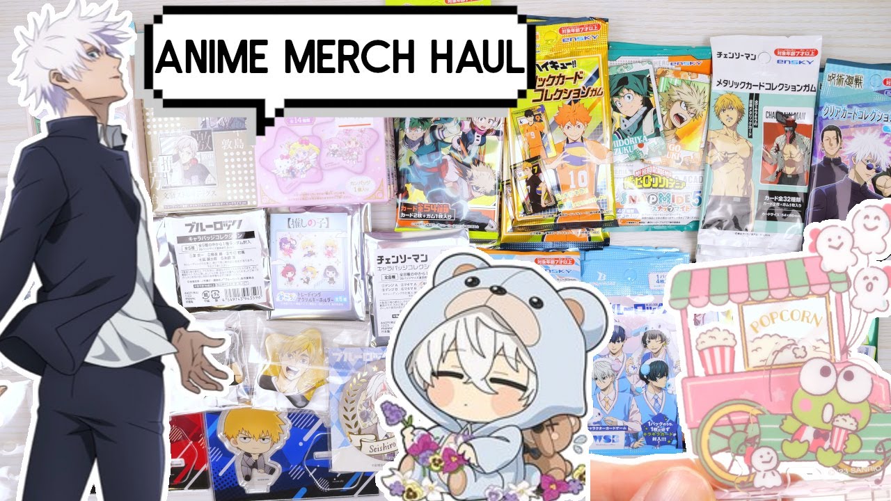 MEGA Japanese Anime Merch Haul Blind Box Opening