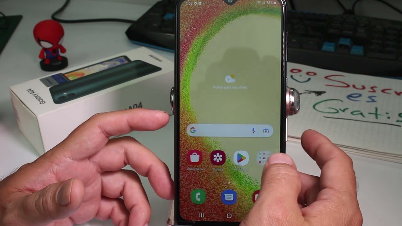 C&oacute;mo activar / desactivar la rotaci&oacute;n de pantalla SAMSUNG Galaxy A06 A05 A05S a04 a03 a02 a01
