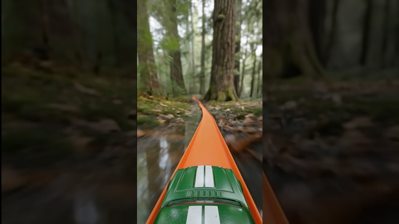 Hot Wheels Racing Through a Forest IV