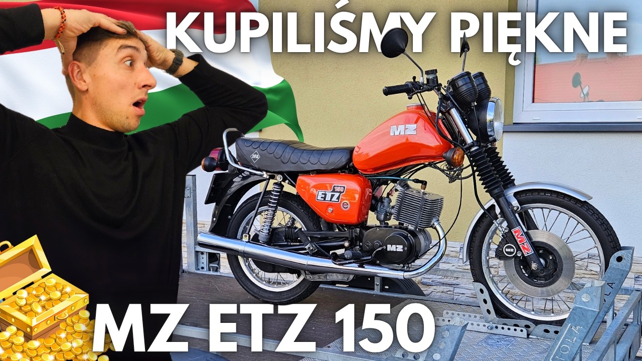 MZ ETZ 150 WJEŻDŻA NA HALĘ