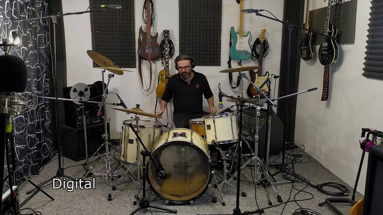 Digital vs Analog - recording - drums