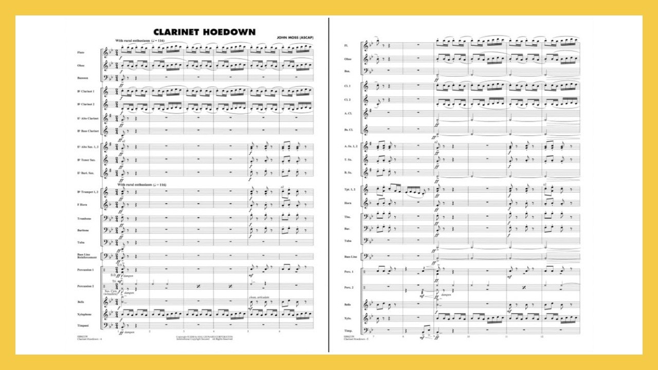 Clarinet Hoedown by John Moss