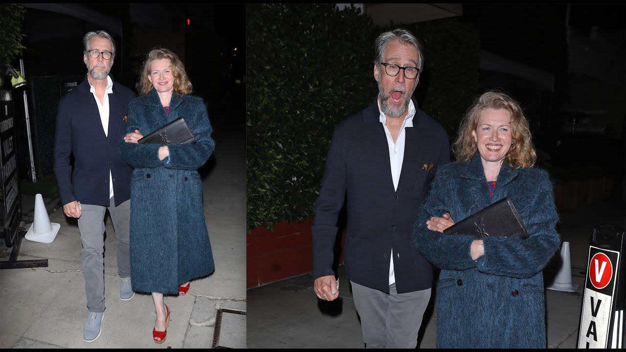 Succession Star, Alan Ruck And Wife Mireille Enos Are All Smiles As They Grab Dinner in Santa Monica
