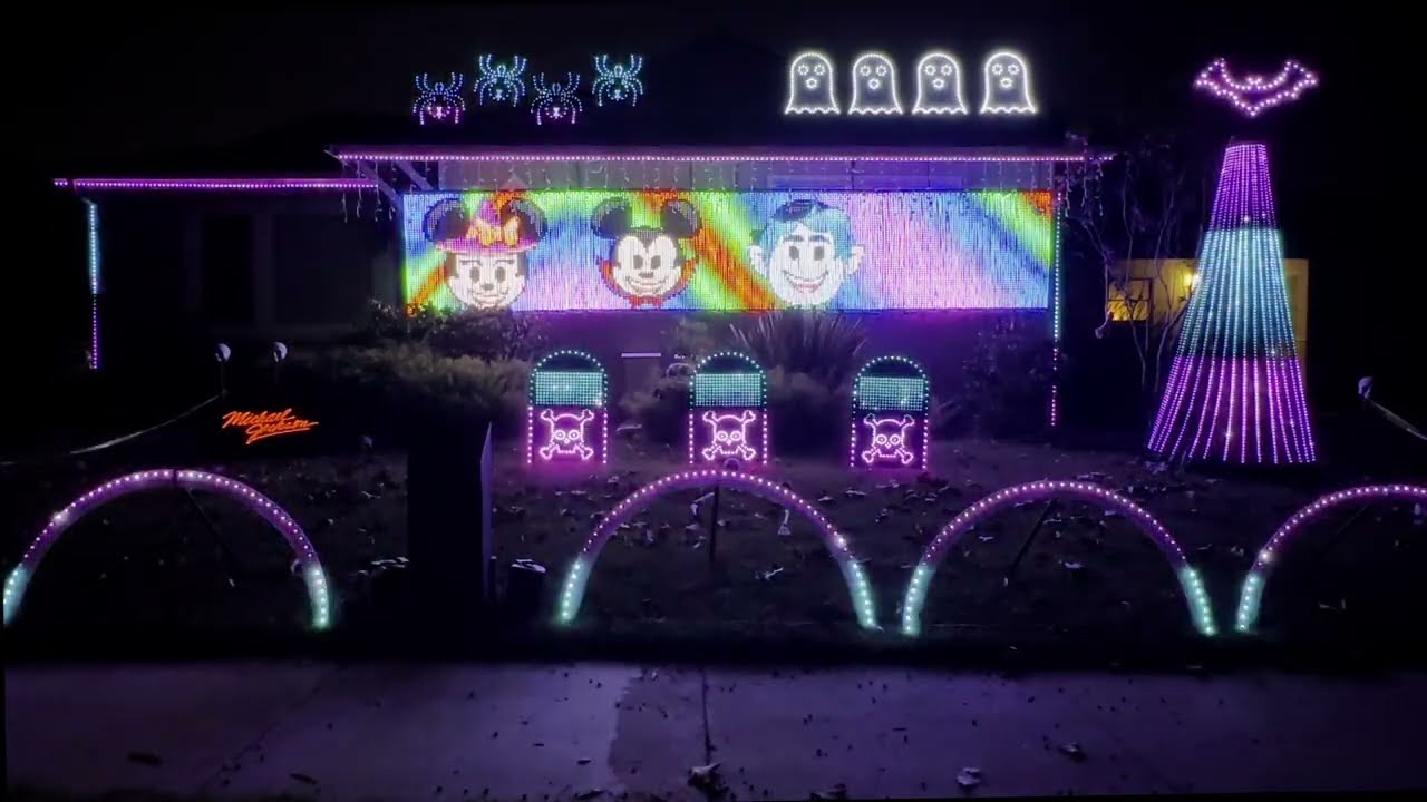 Michael Jackson's Thriller & Greatest Hits - Halloween Light Show '24