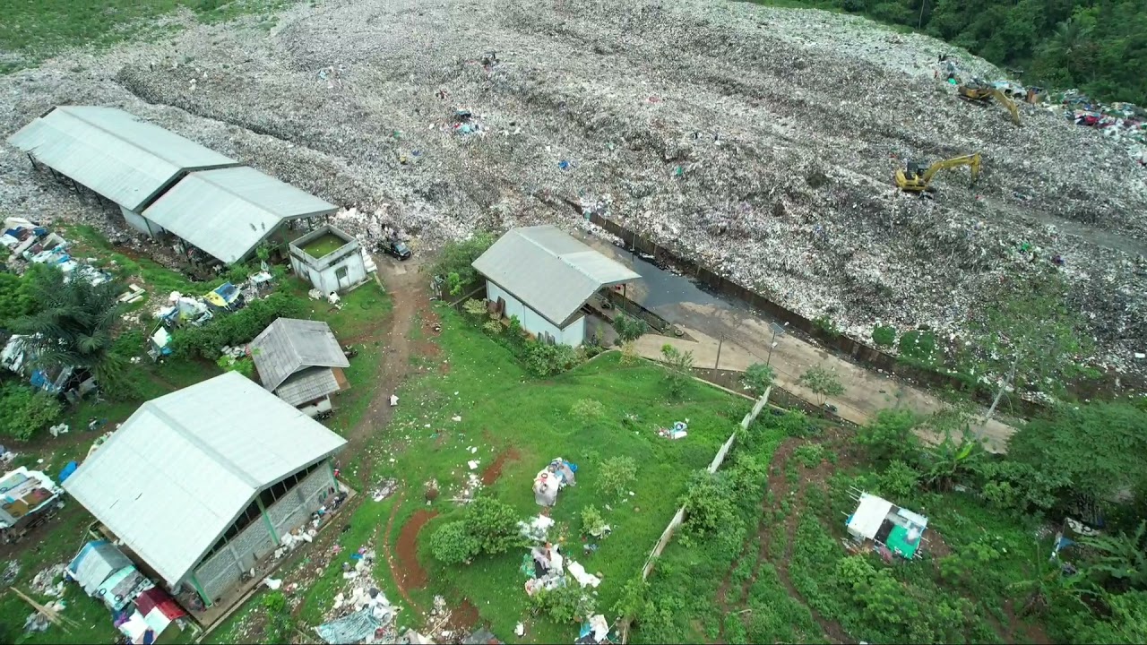 Tempat Pembuangan Sampah Akhir Tasikmalaya|160 Ton per hari😱|Aerial Drone photograpy |