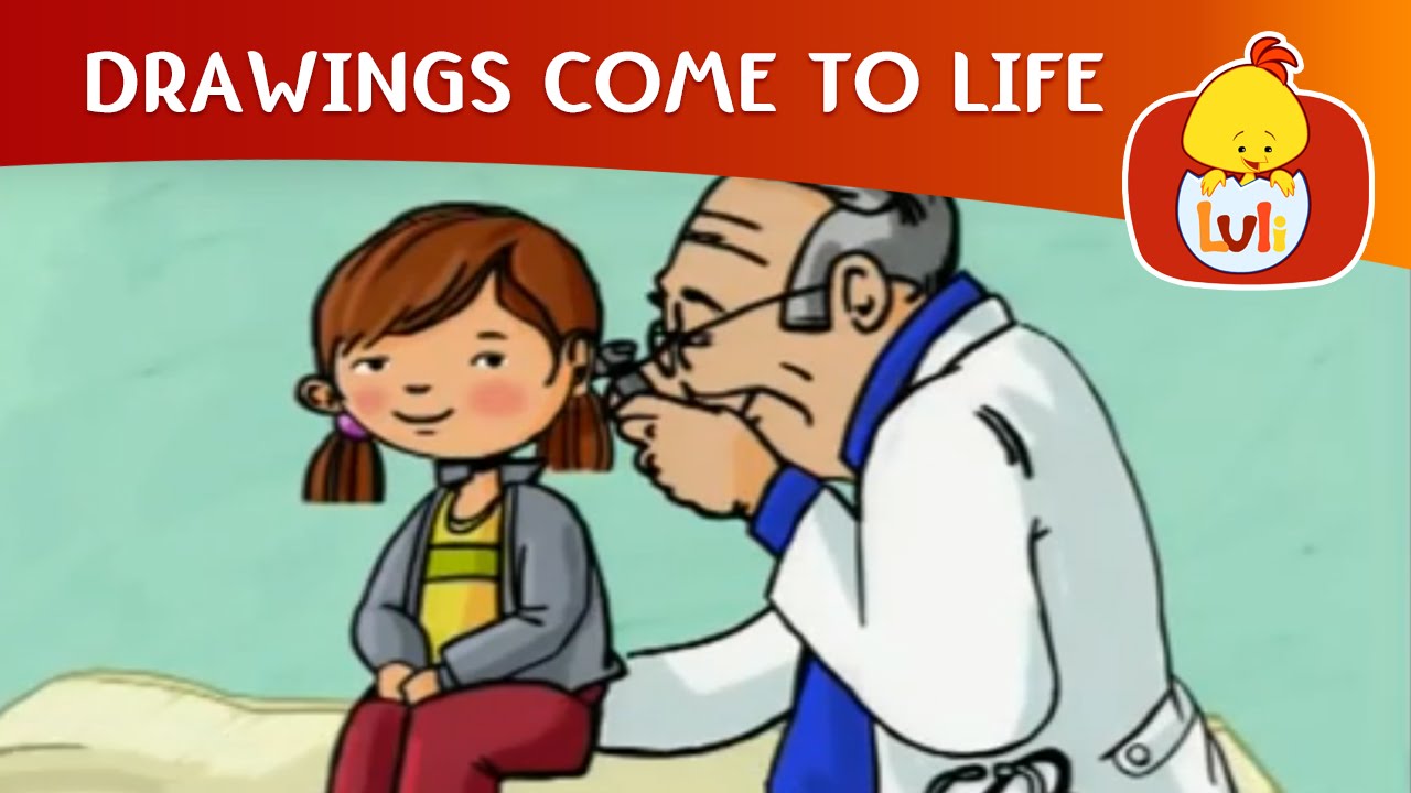 Drawings Come to Life | Going to the doctor  | Cartoon for Children - Luli TV