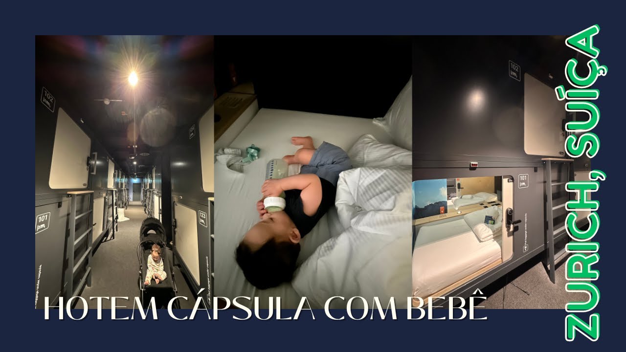 Hotel Capsula no Aeroporto de Zurich!