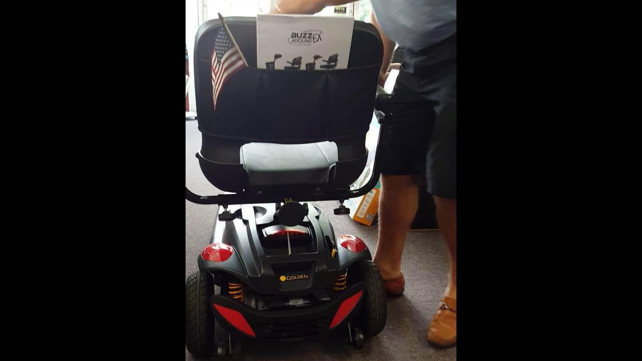 Golden Technologies New Buzz Extreme 3 or 4 wheel travel scooter