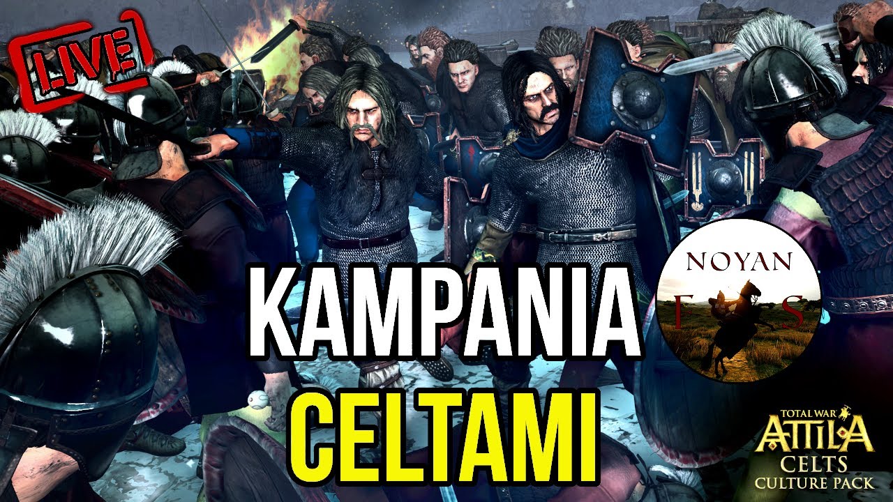 Zjednoczyć BRYTANIĘ i na KONTYNENT! *Celtowie - LEGENDARNY* Total War: ATTILA | Stream🔴#2