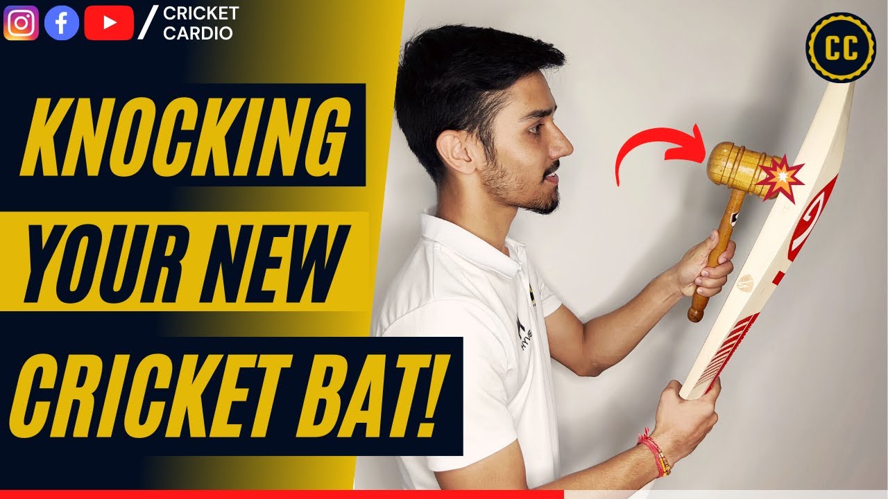 HOW TO KNOCK A CRICKET BAT | PREPARING CRICKET BAT