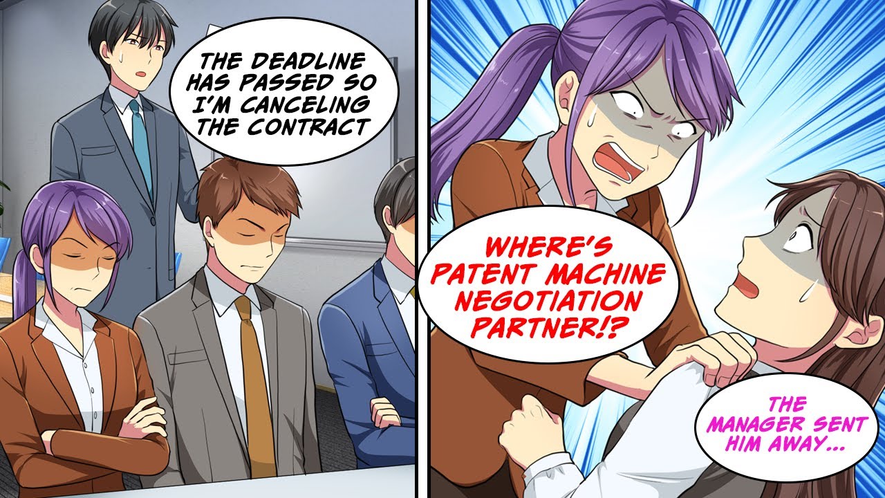 [Manga Dub] I waited 3 hours for patent meeting, so I went to rival company instead...!? [RomCom]