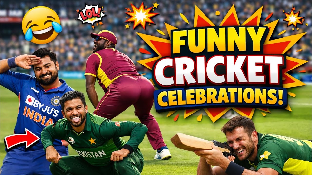 Funny Celebration in villege cricket 
