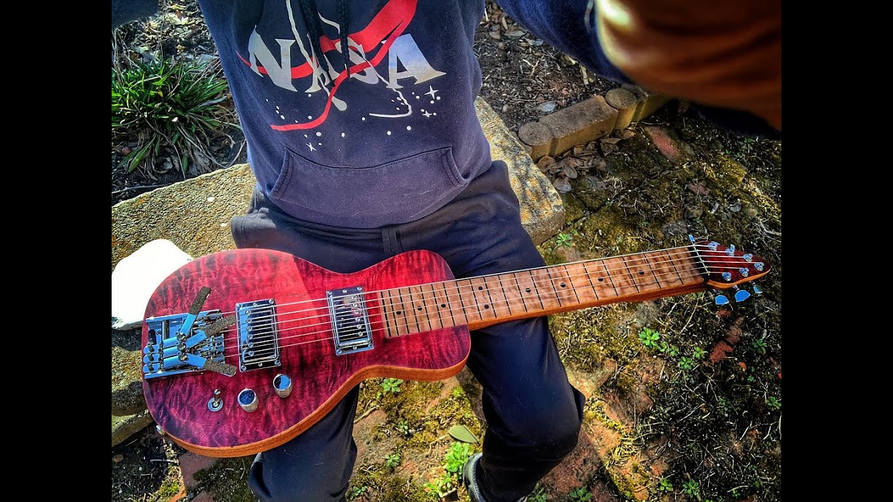 Homemade Lap Steel with  palm benders