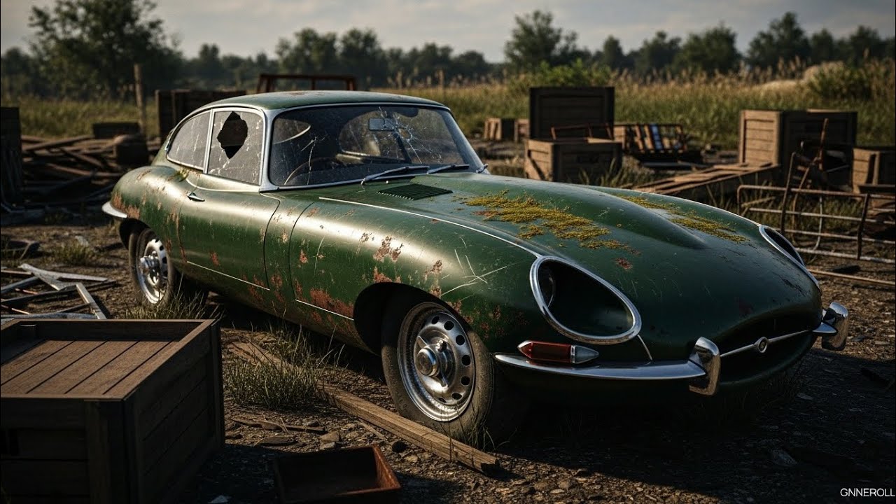 Asmr Car Restoration! Restaurierungsreise Des Forest Green Jaguar E-type Series 1 1962