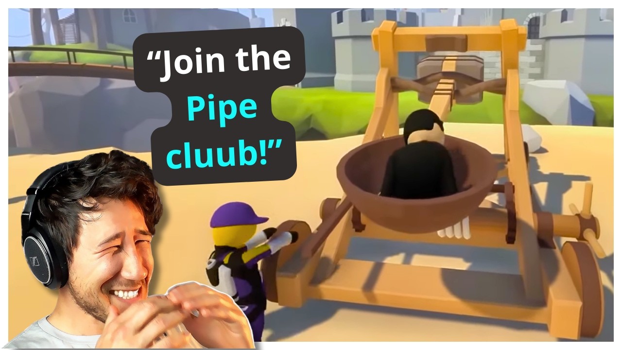 Mark, Bob and Wade FUNNIEST Human Fall Flat Moments! *Compilation*