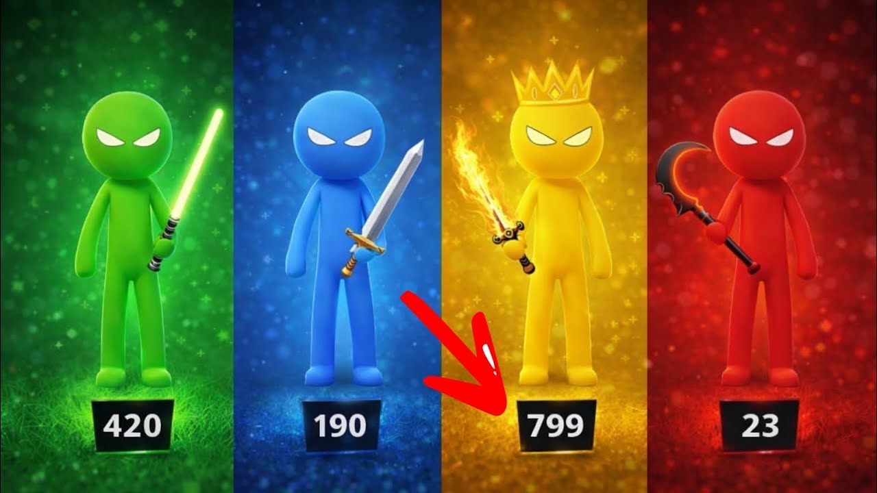 Stickman Party 🎮 New Tournament Mode | 1–4 Players Mini Games | Part 25