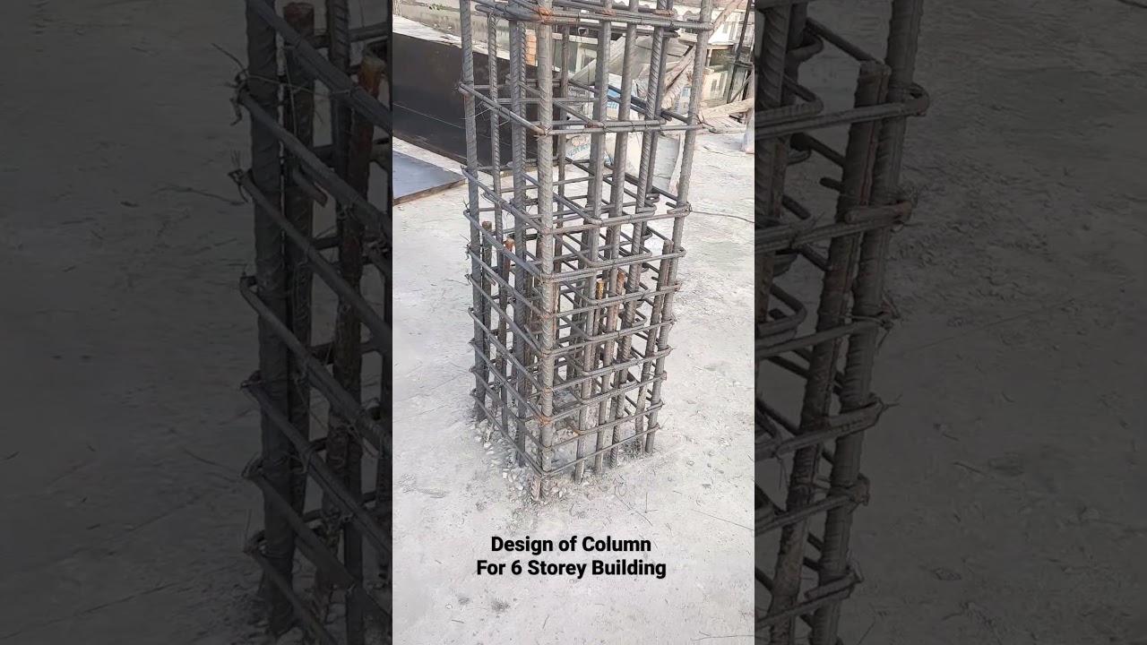 Design of Column for 6 Storey Building