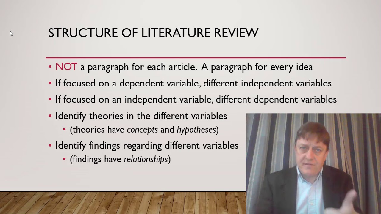 Writing Literature Reviews in Social Science