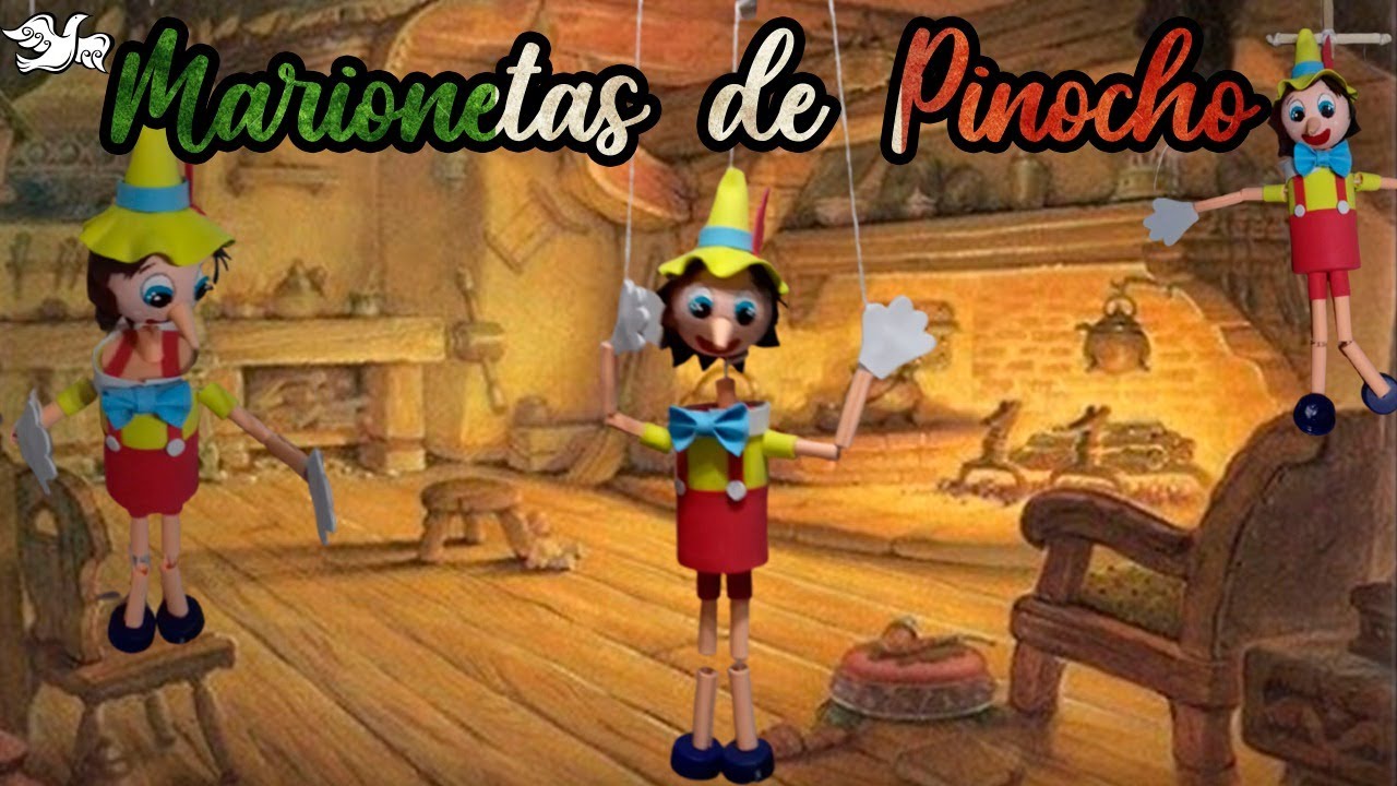 Crea una hermosa Marioneta de Pinocho!!