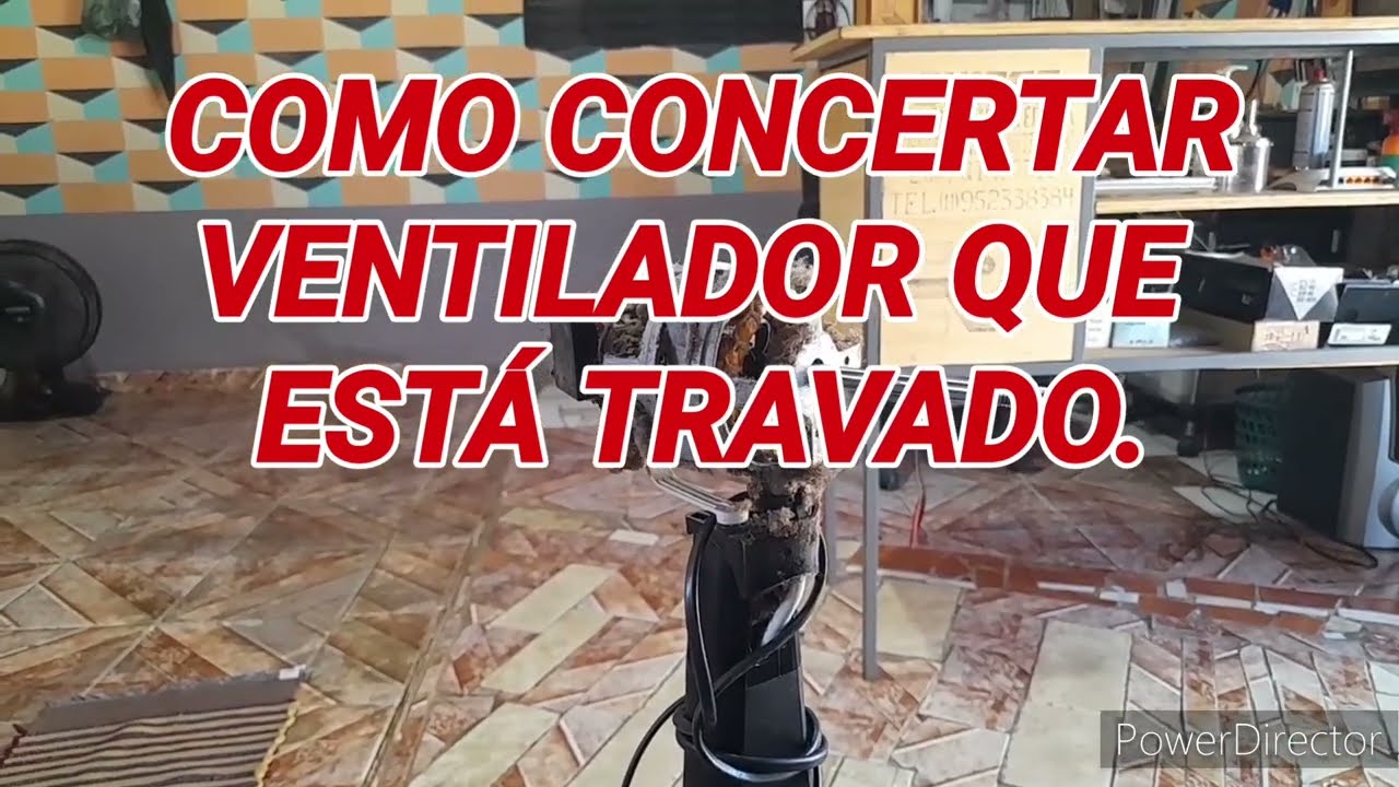 COMO CONCERTAR VENTILADOR TRAVADO O INDUZIDO. 