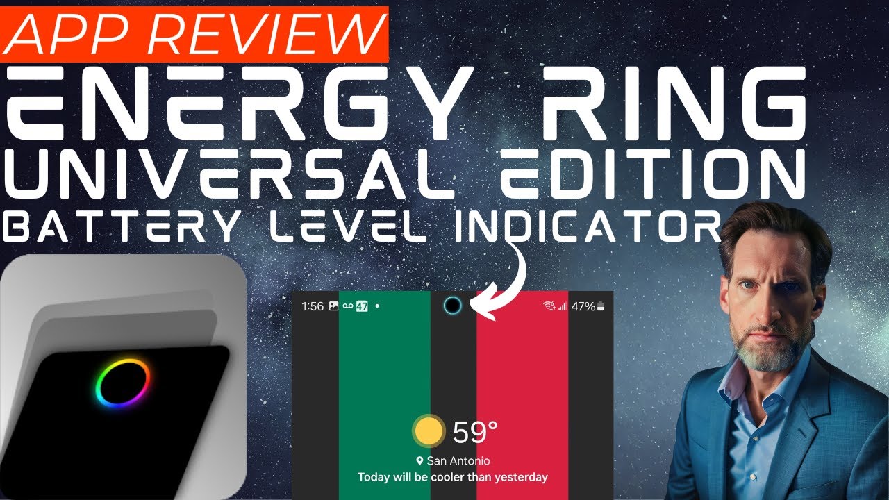 App Review: Energy Ring Universal Edition Best Battery Status Indicator That Surrounds Selfie Camera