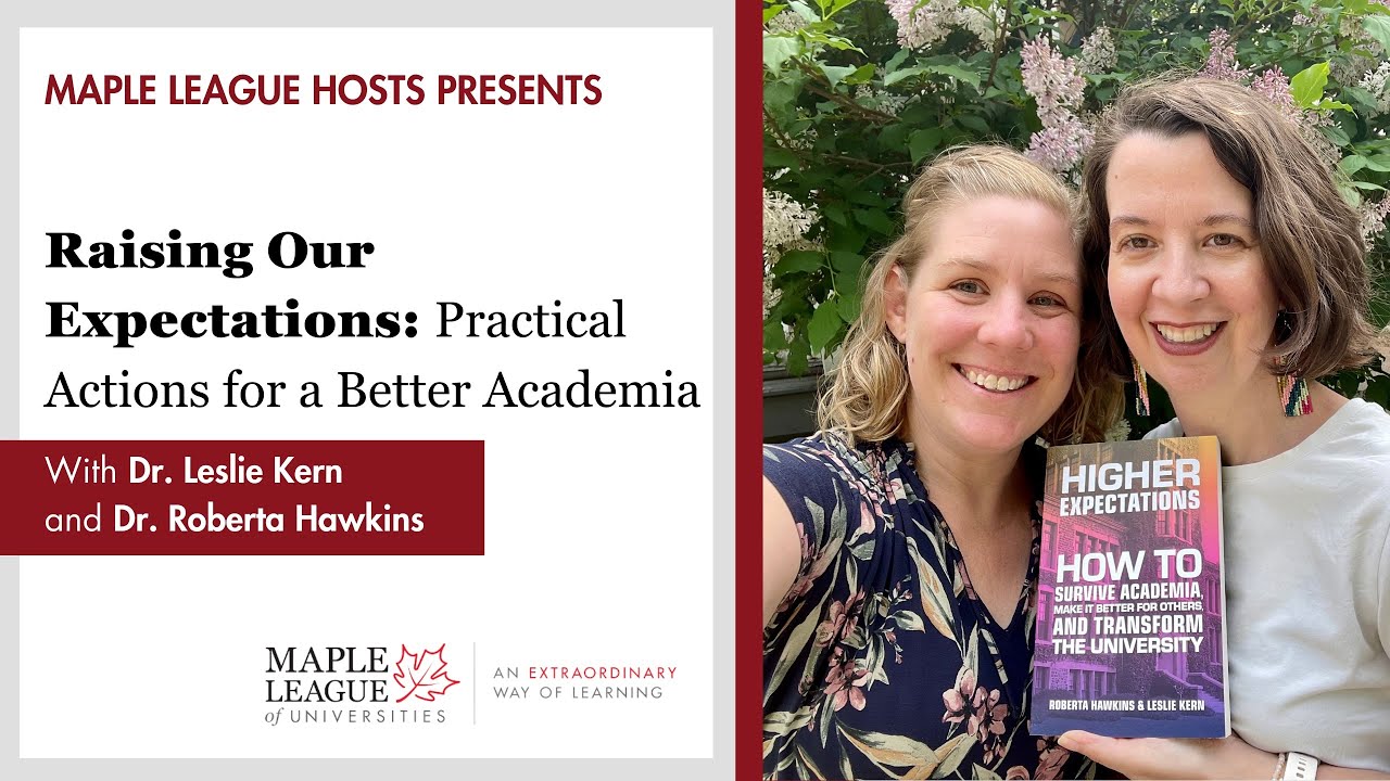 Raising Our Expectations: Practical Actions for a Better Academia