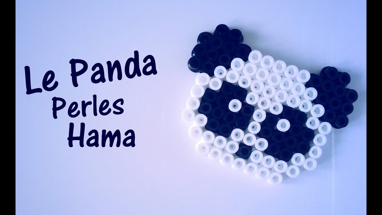 Comment faire un panda avec des perles Hama