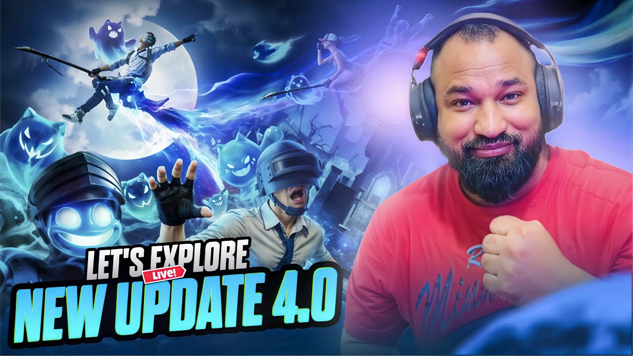 NEW 4.0 UPDATE is INSANE!🔥|| PUBG MOBILE LIVE | 5 Finger || HEADSHOT KING