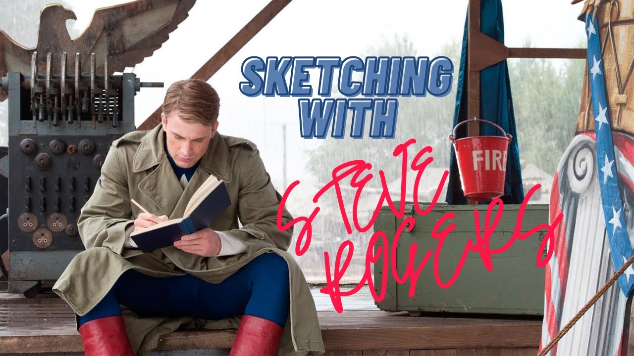 Sketching with Steve Rogers | Marvel ASMR Ambience (with talking)
