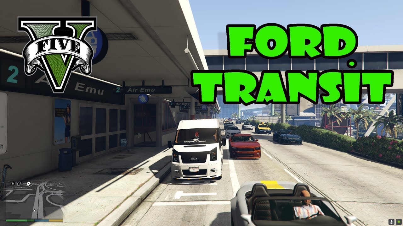 OKUL SERVİSİ FORD TRANSIT ( GTA 5 FORD TRANSTI MOD )