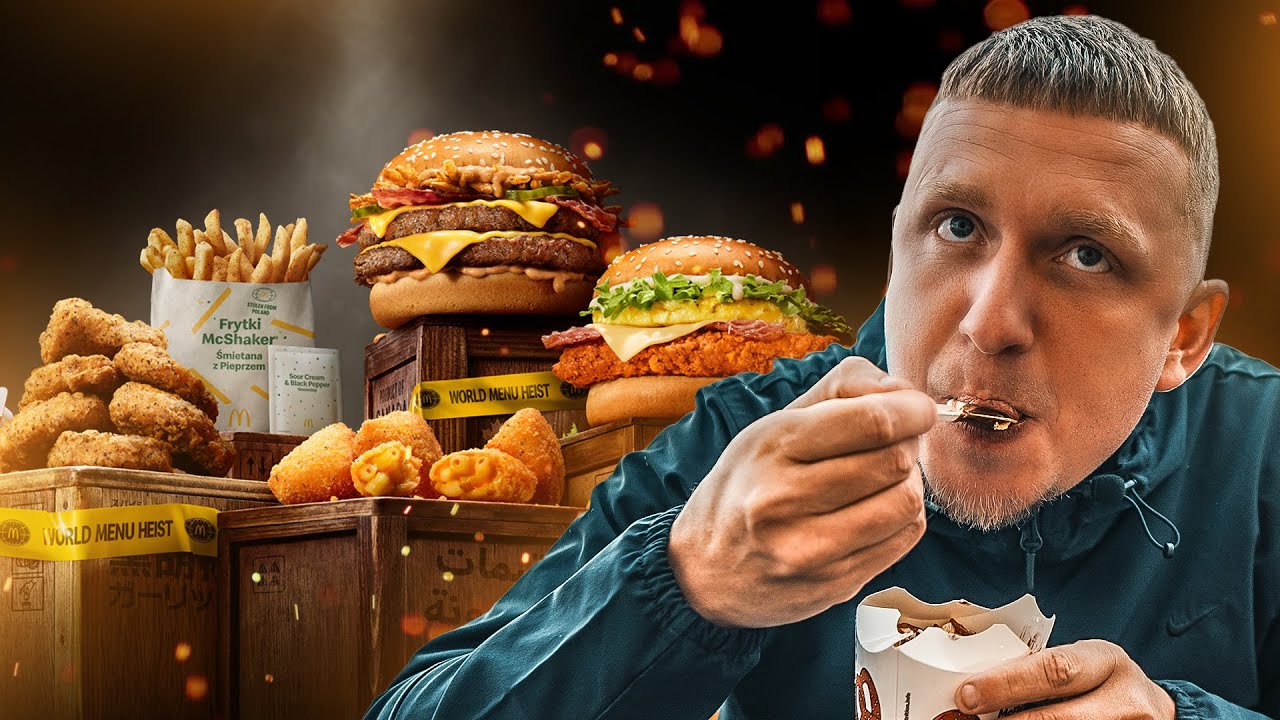 Заказ ВСЕГО меню «Ограбление мира» от McDonald’s 🤤
